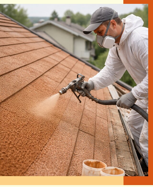 Утепление кровли жидкой пробкой в Белореченске от 2739 руб./м² под ключ | ТепломастерБлч