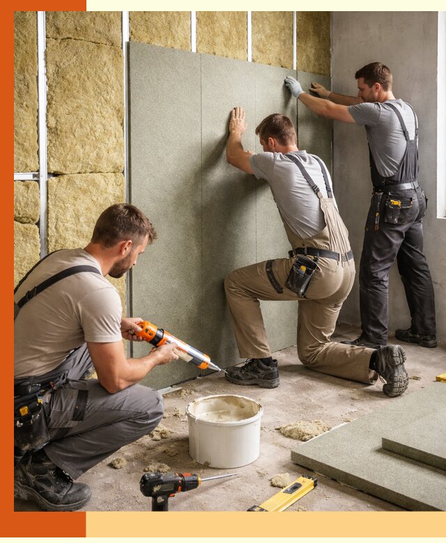 Профессиональная шумоизоляция стен в Белореченске для квартир и домов