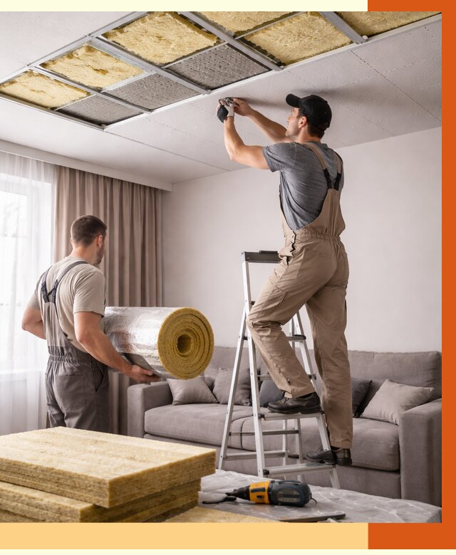 Шумоизоляция потолка в Белореченске от 2282 руб. под ключ | Профессионально — ТепломастерБлч