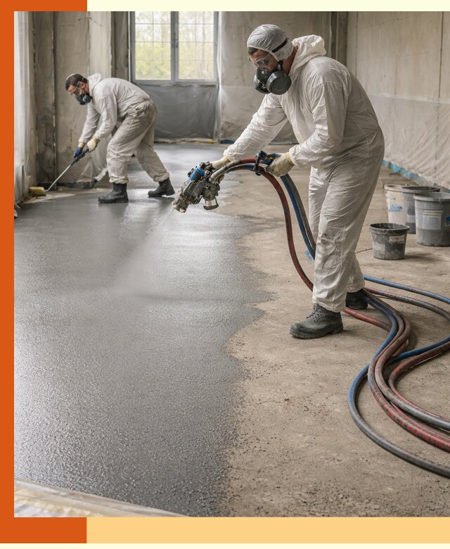 Гидроизоляция полимочевиной полов и конструкций в Белореченске