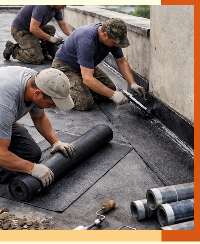 Гидроизоляция кровли в Белореченске от 4565 руб. — профессиональная гидроизоляция крыши | ТепломастерБлч