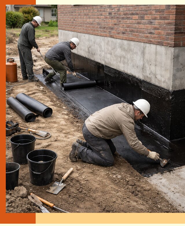 Гидроизоляция фундамента в Белореченске: надежная защита строений