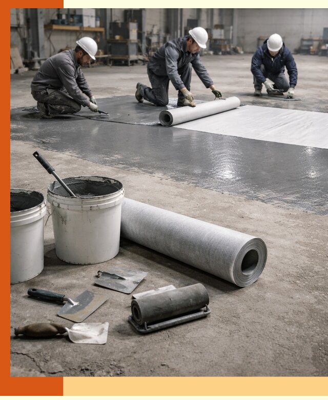 Гидроизоляция промышленного пола в Белореченске — защита и долговечность