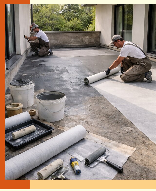 Гидроизоляция террасы в Белореченске — надежная защита от влаги и протечек