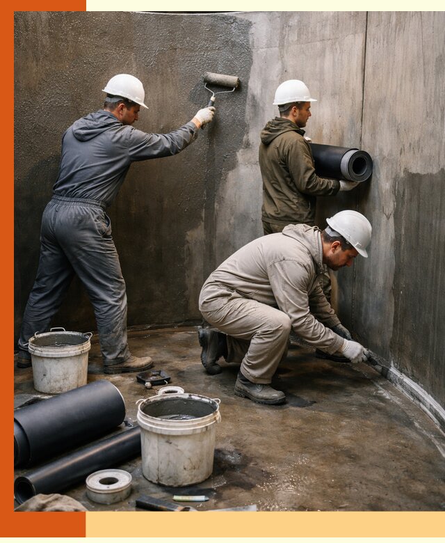 Гидроизоляция резервуара профессионально в Белореченске