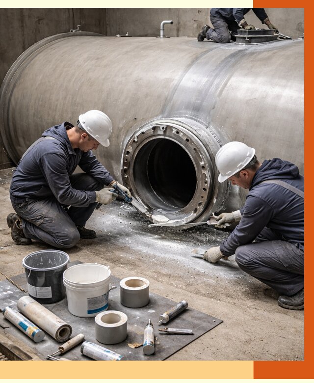 Гидроизоляция резервуара с топливом в Белореченске от 76080 руб. под ключ | ТепломастерБлч