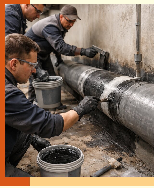 Гидроизоляция труб в Белореченске — защита и герметизация коммуникаций
