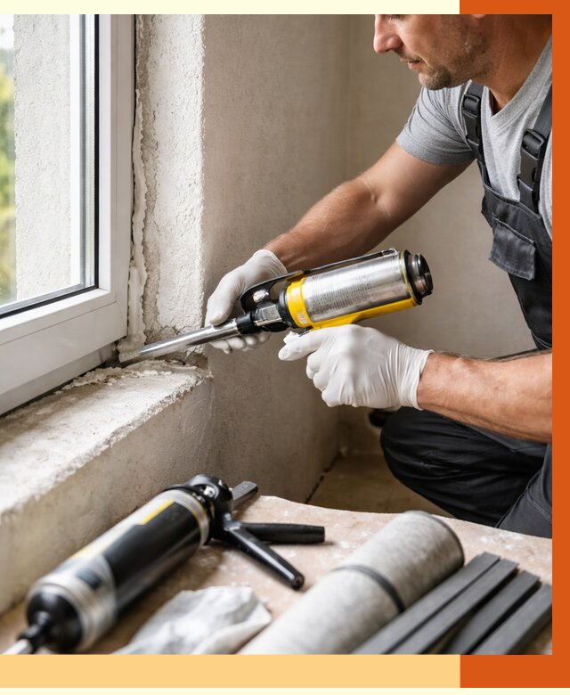 Герметизация стыков и примыканий в Белореченске от 1217 руб. под ключ | ТепломастерБлч