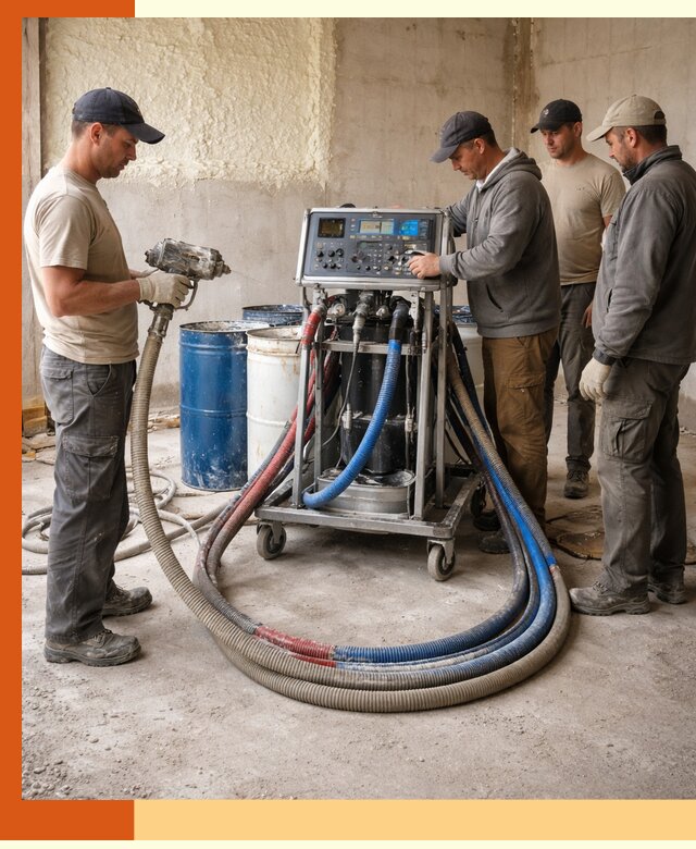 Аренда установки для напыления ППУ в Белореченске на выгодных условиях